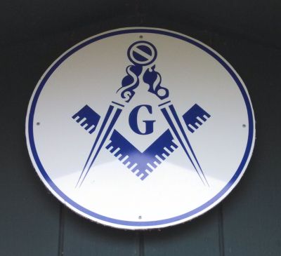 Sign on the shelter